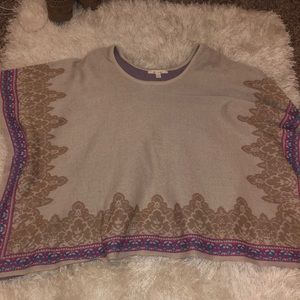 Poncho sweater